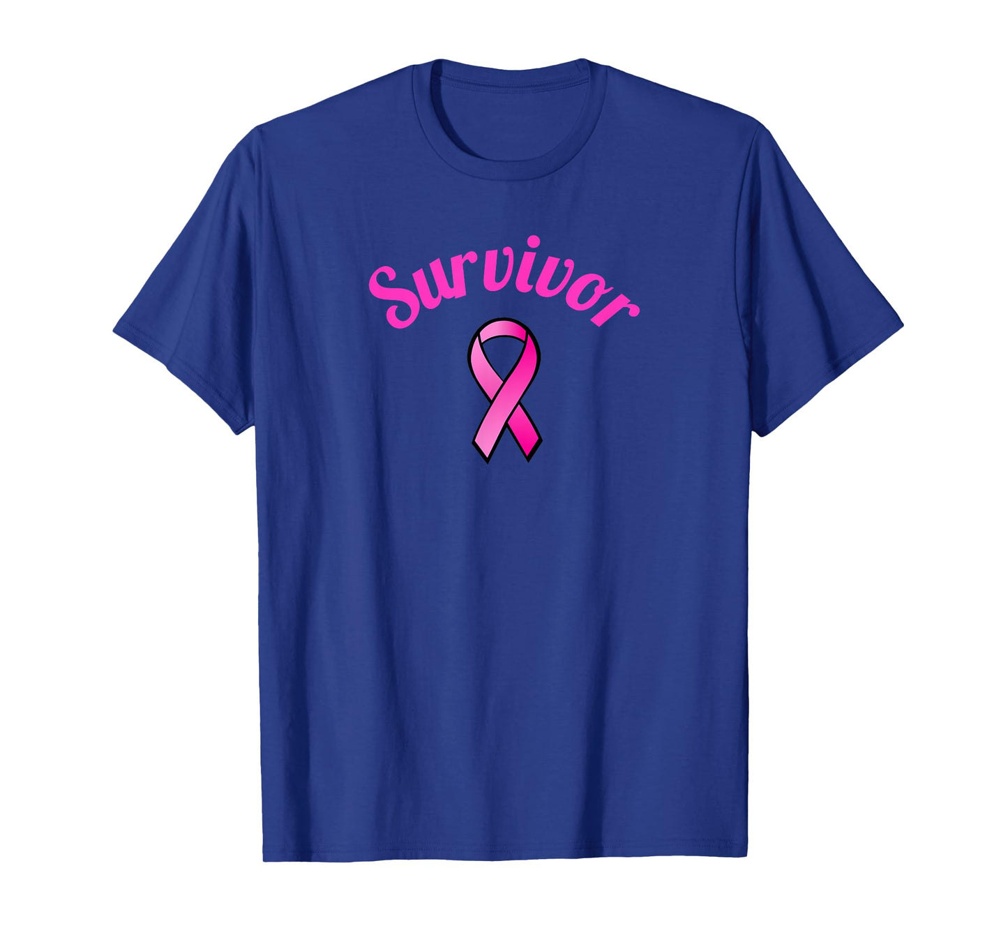 Breast Cancer Awareness Pink Ribbon Survivor Gift Design T-Shirt