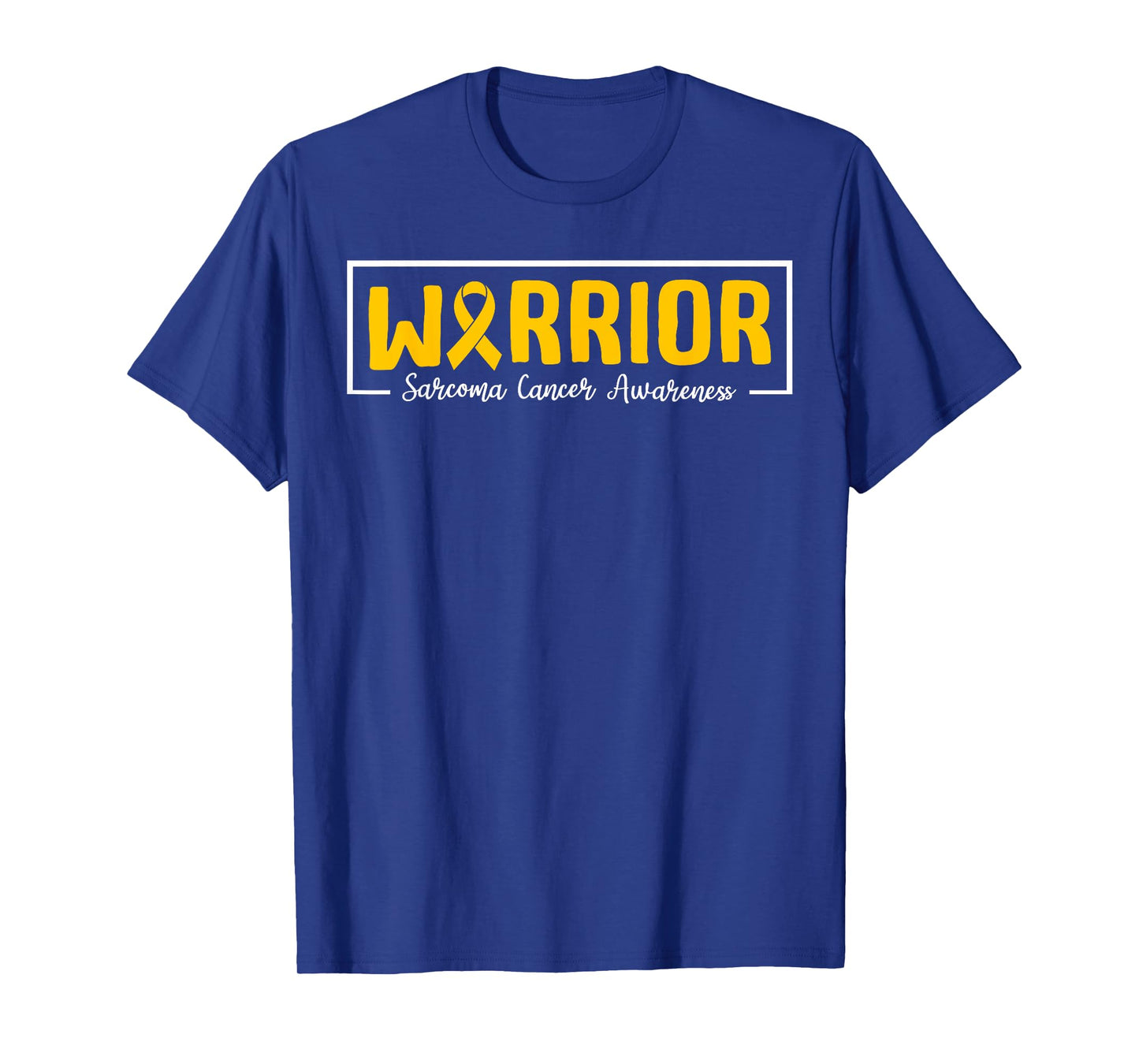 Sarcoma Warrior Yellow Ribbon Bone Cancer Warrior T-Shirt