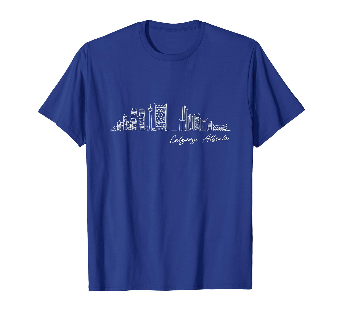 Signature Calgary City Skyline - Canada Souvenir T-Shirt