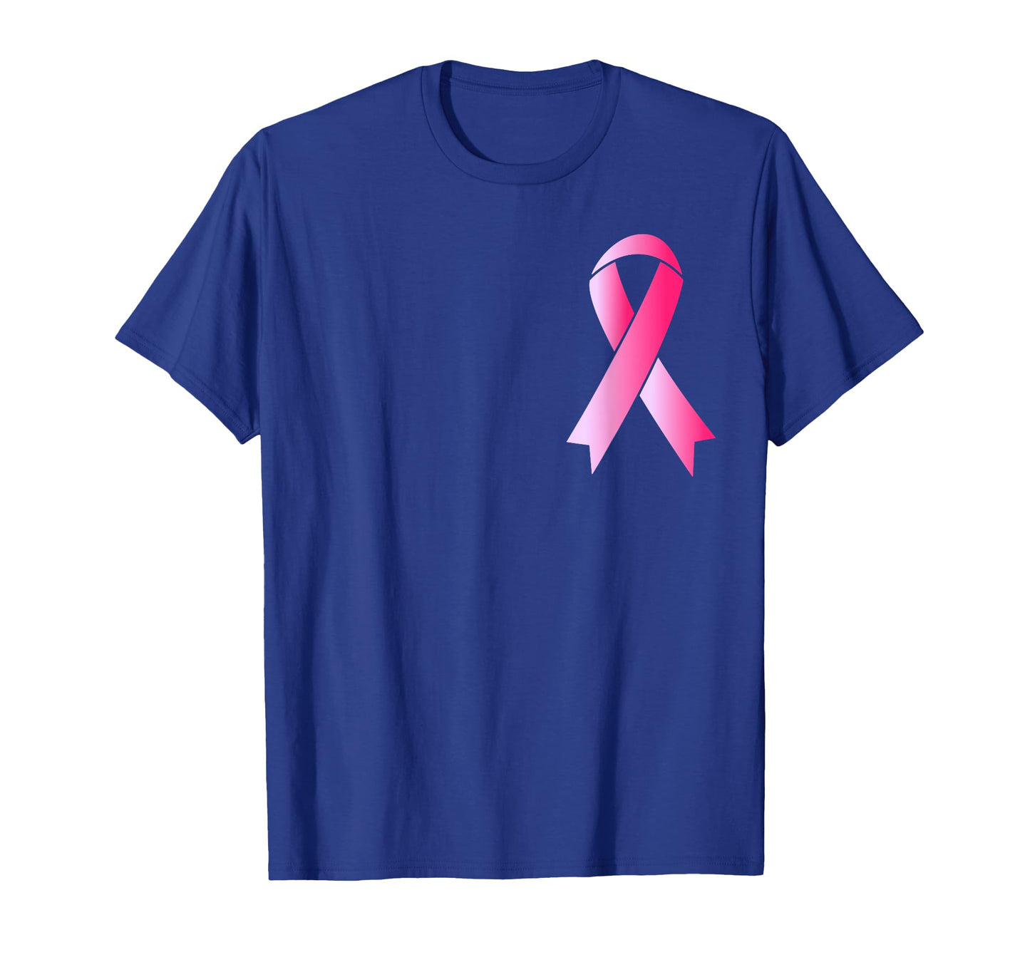 Back The Pink Ribbon Flag Breast Cancer Awareness Warrior T-Shirt