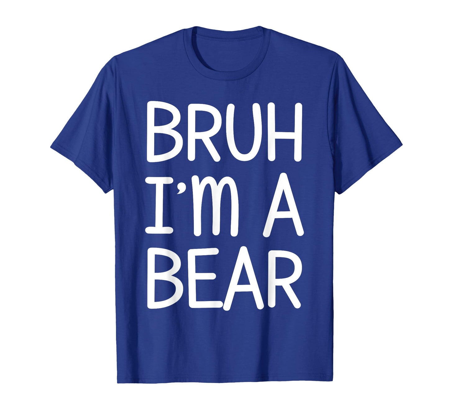 Pretend I'm A Bear Funny Lazy Halloween Costume Party T-Shirt