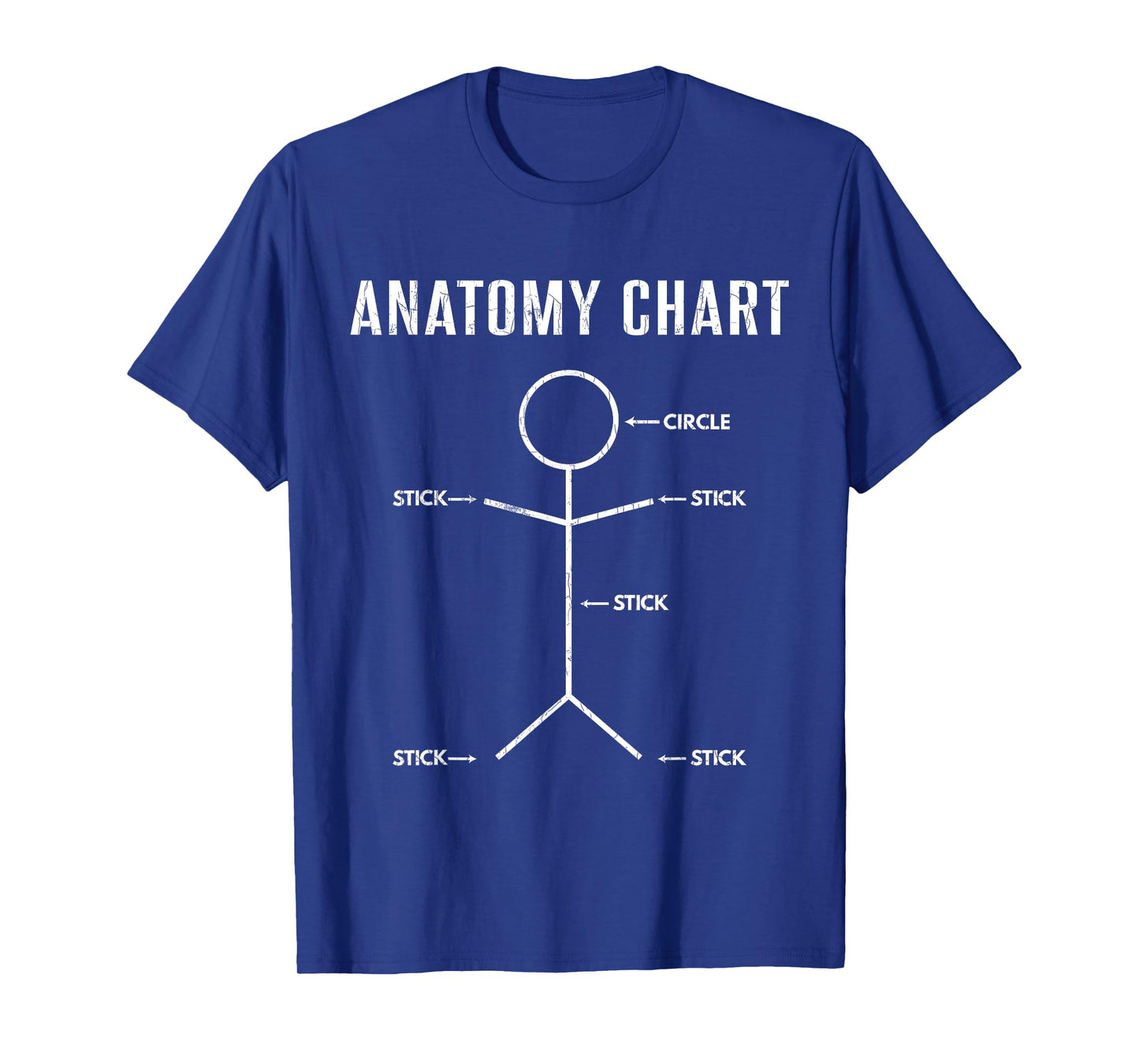 Anatomy Chart Funny Medical School Students Graphic T-Shirt