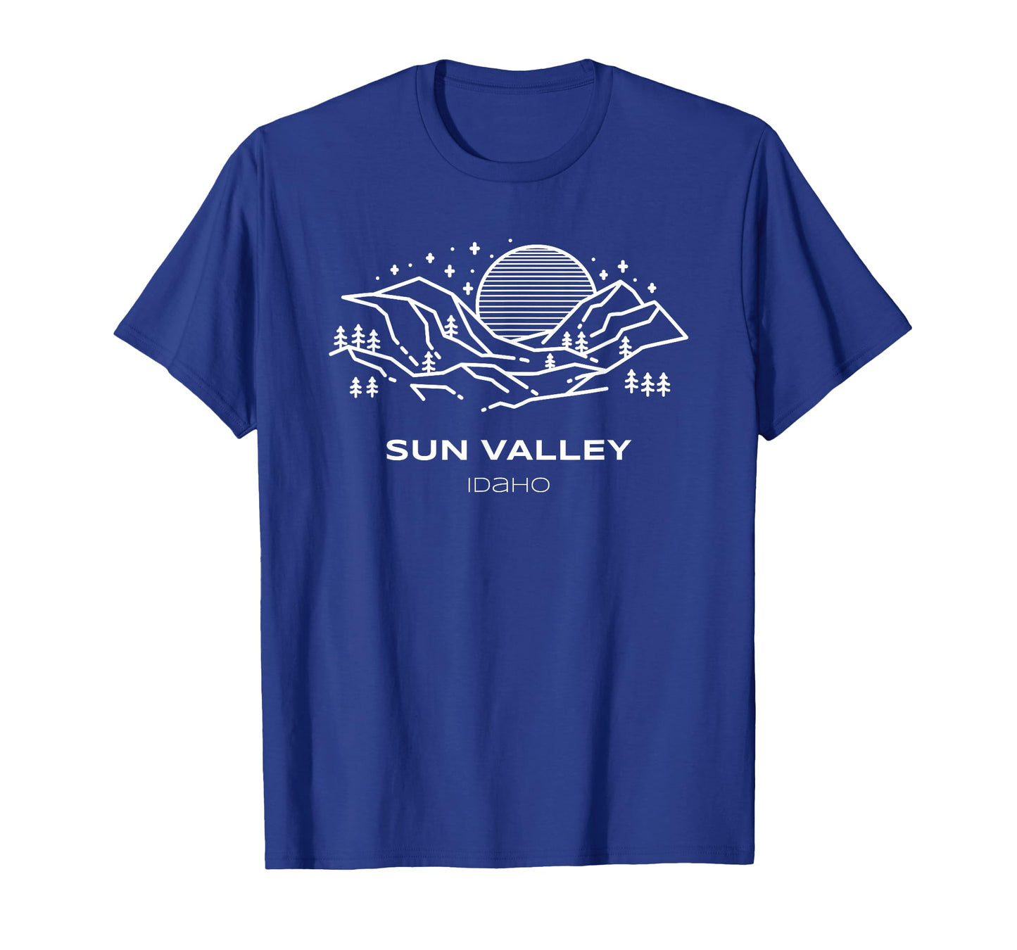 Cool Sun Valley Mountains Hike and Explore Idaho T-Shirt