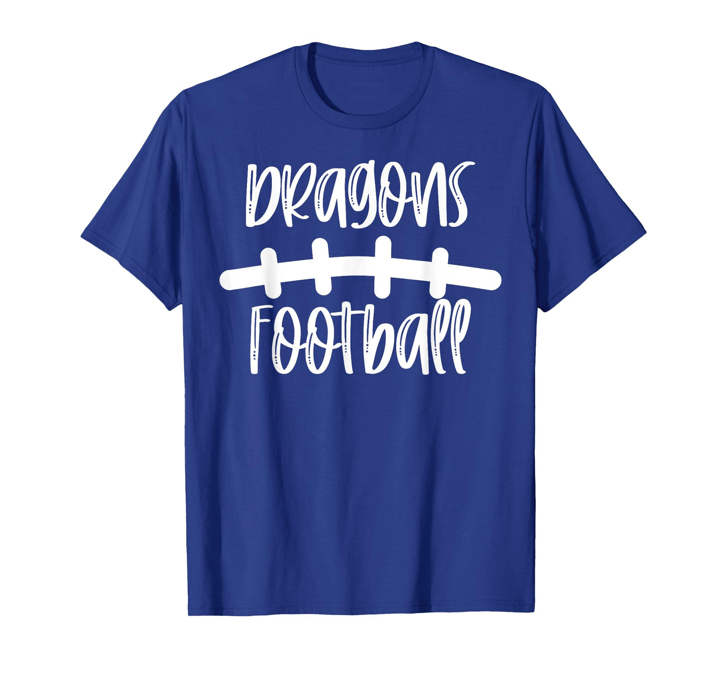 Dragons Football School Spirit Team Mascot Game Night T-Shirt