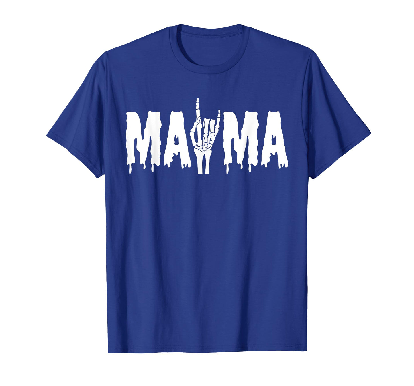 Mama Skeleton Hand Gothic Birthday Halloween Family Matching T-Shirt