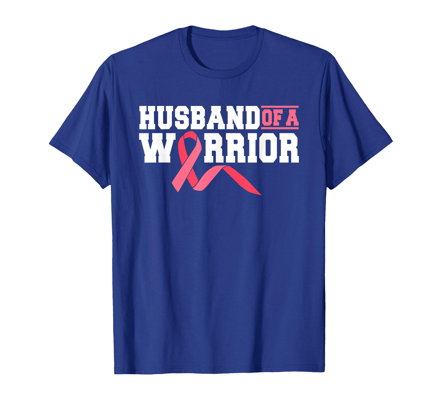 Husband Of A Warrior Breast Cancer Survivor Supporter T-Shirt