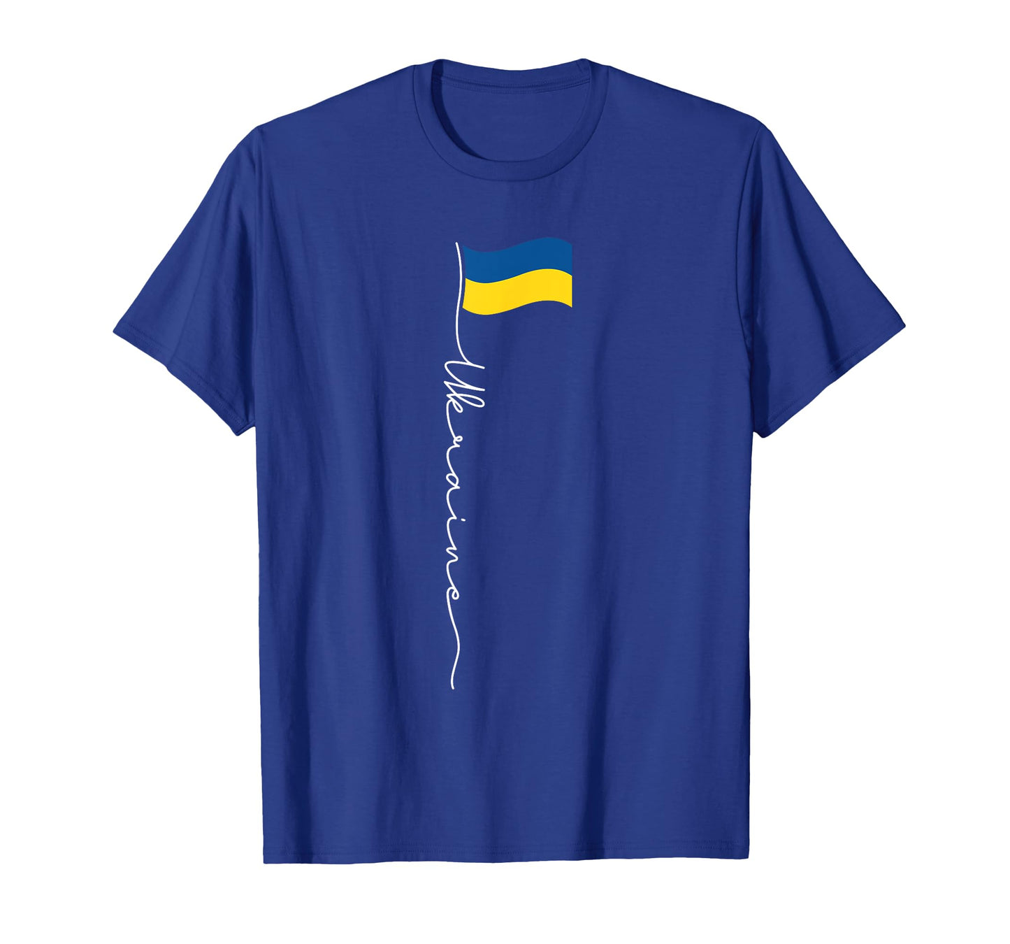 Ukraine Signature Flag Pole - Patriotic Ukrainian Flag T-Shirt