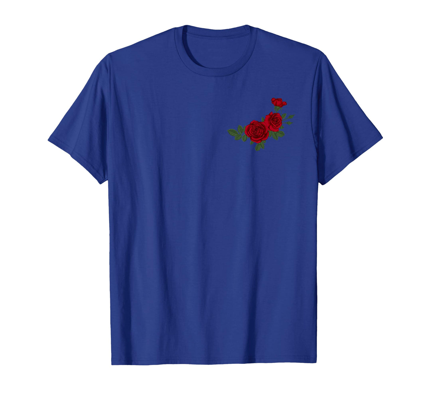 Cool Red Roses Elegant Floral Design for Men Women and Youth T-Shirt