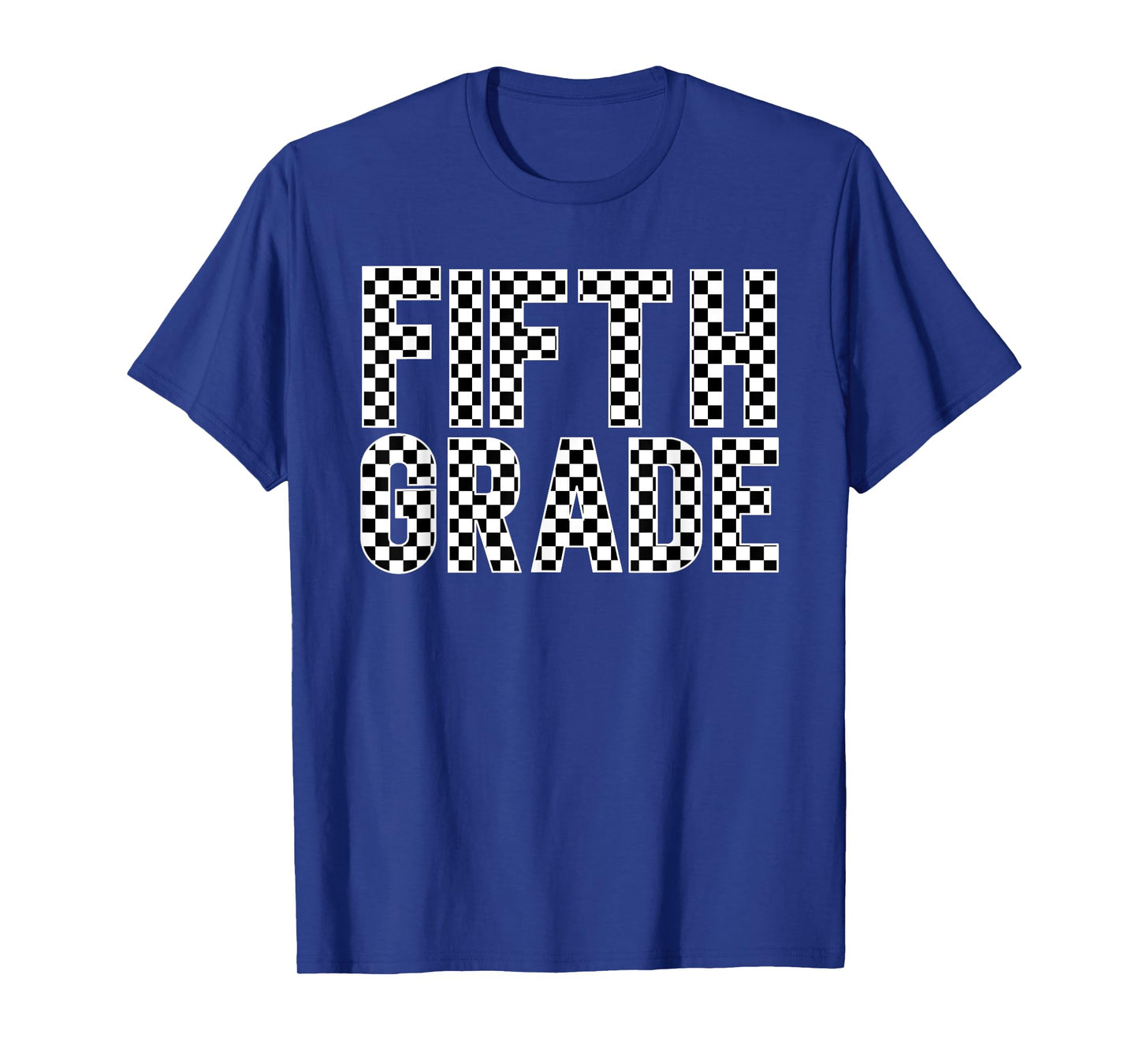 Checkered Fifth Grade Back to School Shirt Teacher Kids T-Shirt