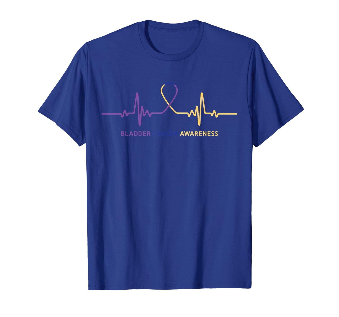 Bladder Cancer T Shirts - Bladder Cancer Awareness T-Shirt - Black - Small - Unisex-Adults - Short Sleeve - Classic Fit - Cotton Blend - Cancer Awareness
