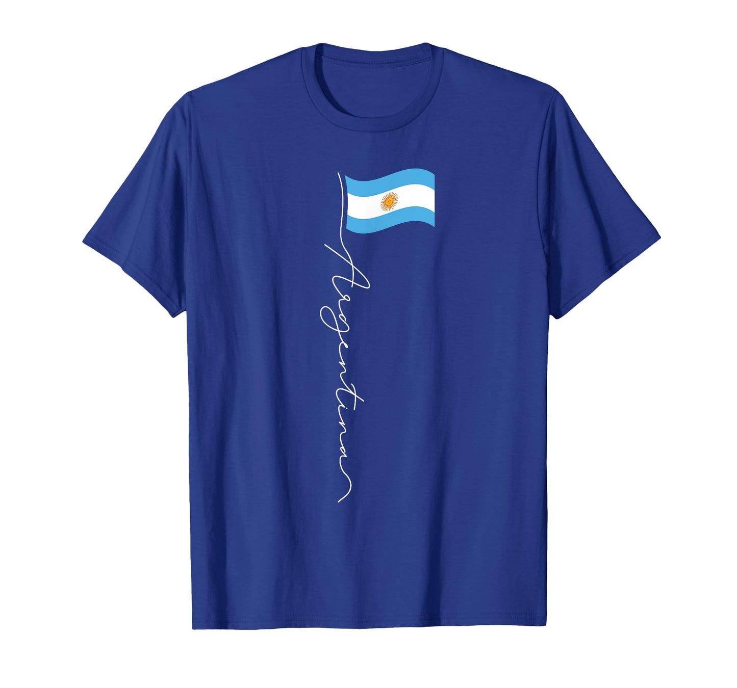 Argentina Signature Flag Pole - Patriotic Argentinian Flag T-Shirt