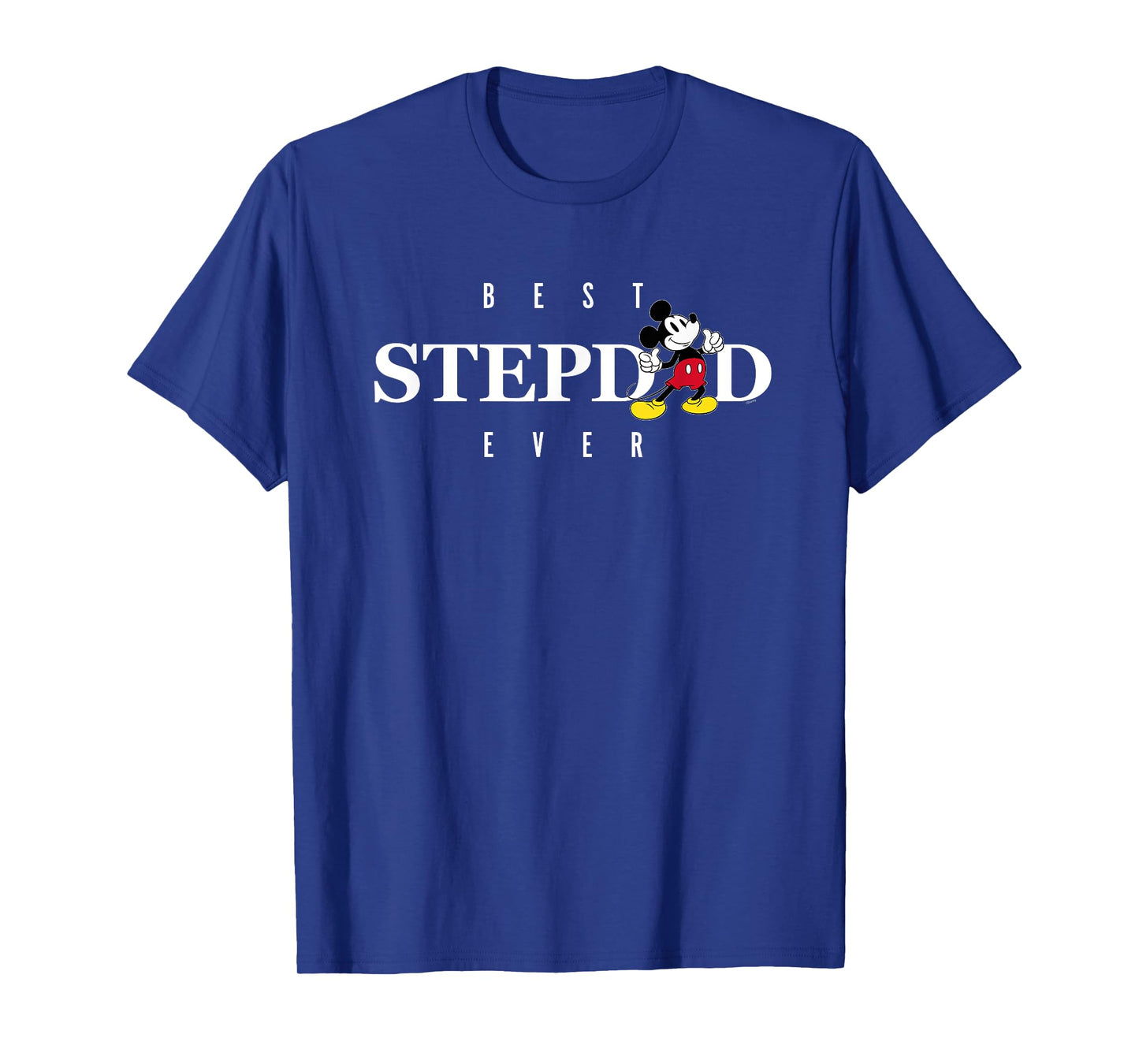 Disney Mickey Mouse Thumbs Up Best Stepdad Ever Father’s Day T-Shirt