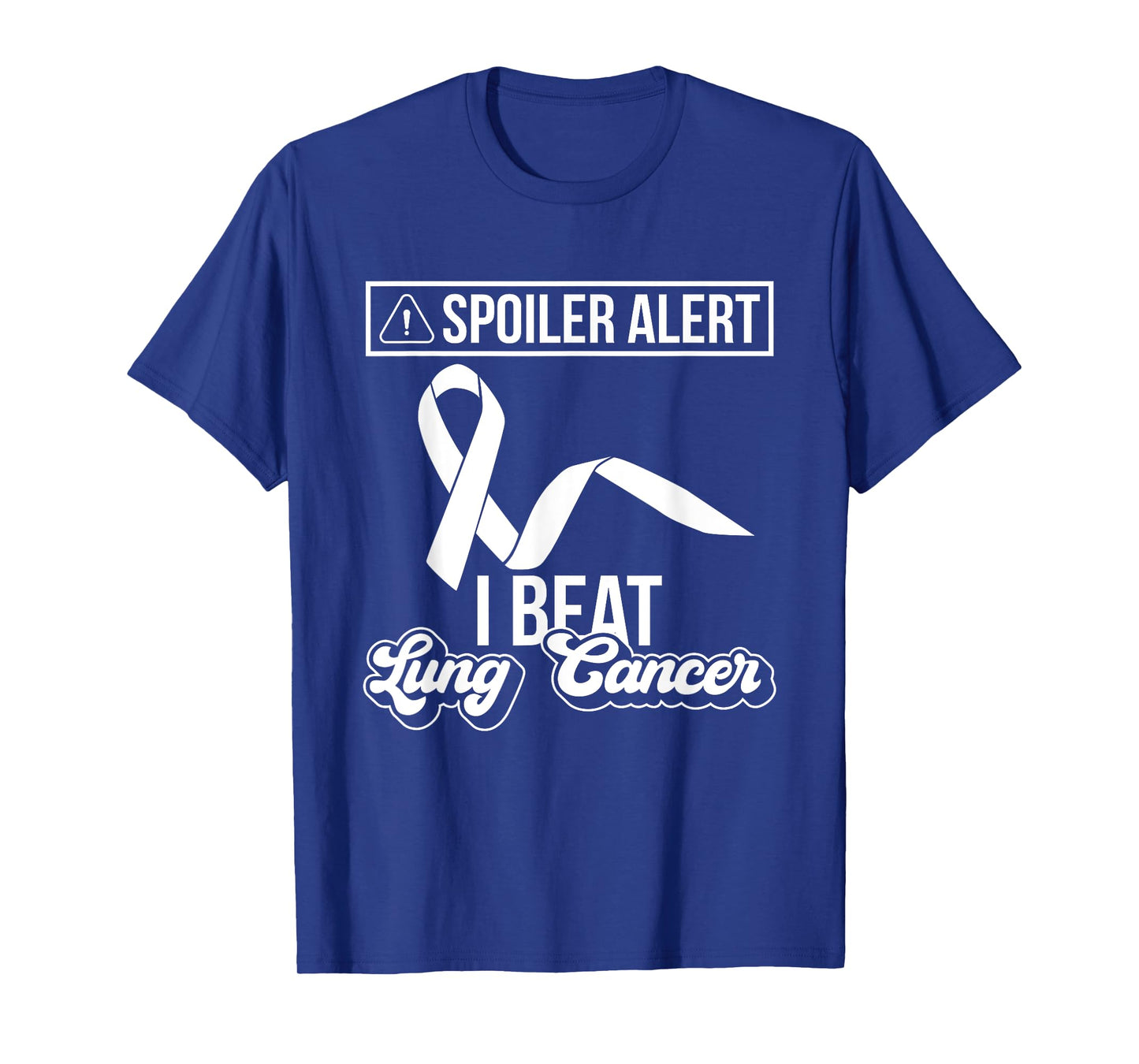 Spoiler Alert - I Beat Lung Cancer - Lung Cancer Free T-Shirt