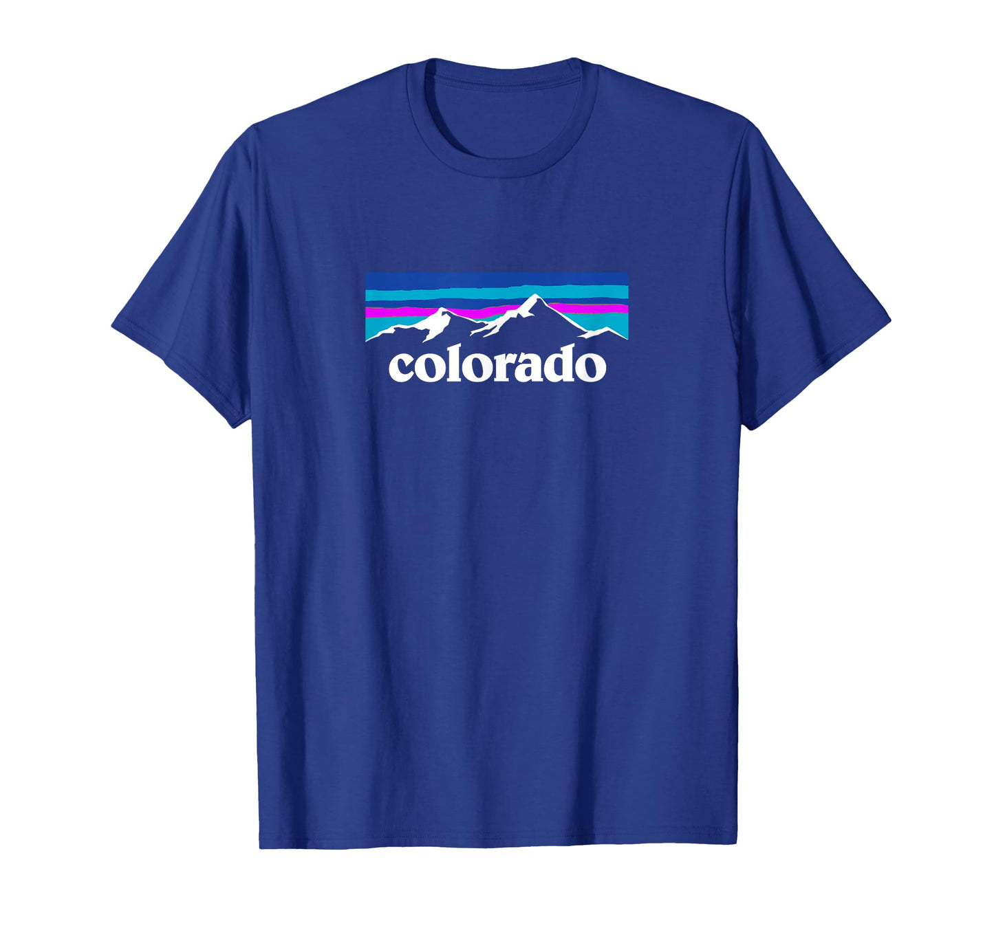 Colorado Mountains Outdoor Flag Design T-Shirt
