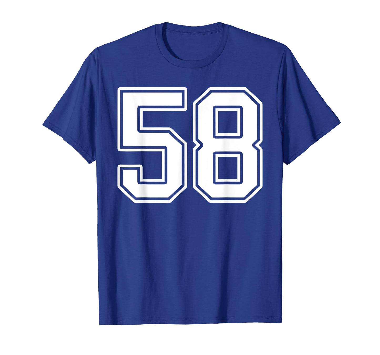 Number 58 Fan Player Jersey Style #58 Men Women Kids T-Shirt