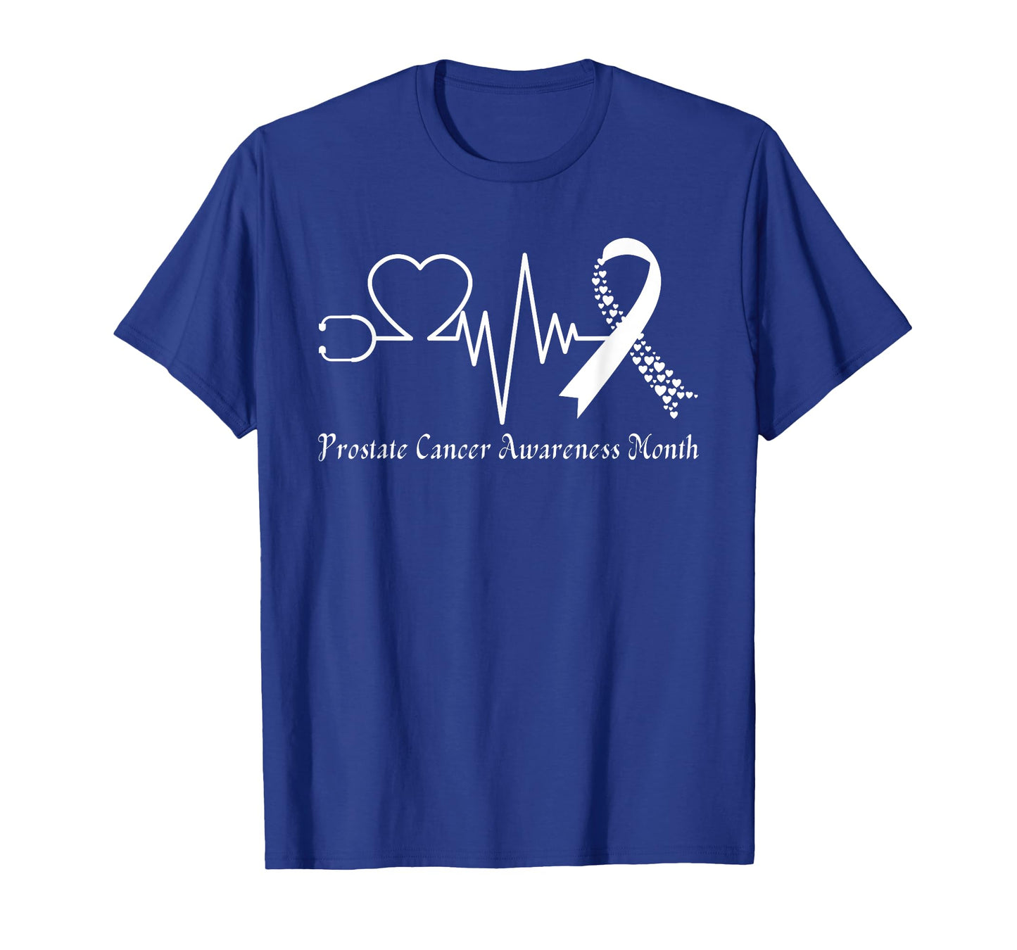 Prostate Cancer Awareness Month We Wear Light Blue Support T-Shirt