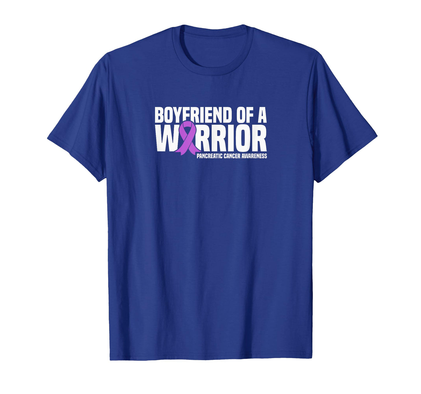 Boyfriend of a Warrior Pancreatic Cancer Awareness T-Shirt