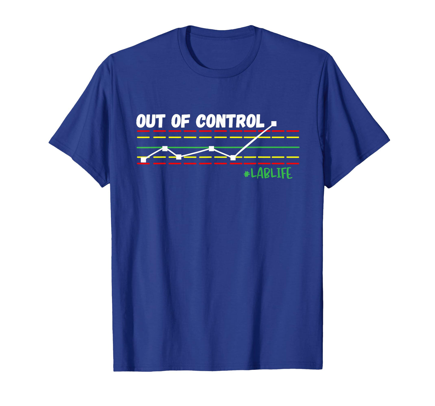 Funny Scientist, Chemistry Lover, Lab Tech, QC Chart T-Shirt