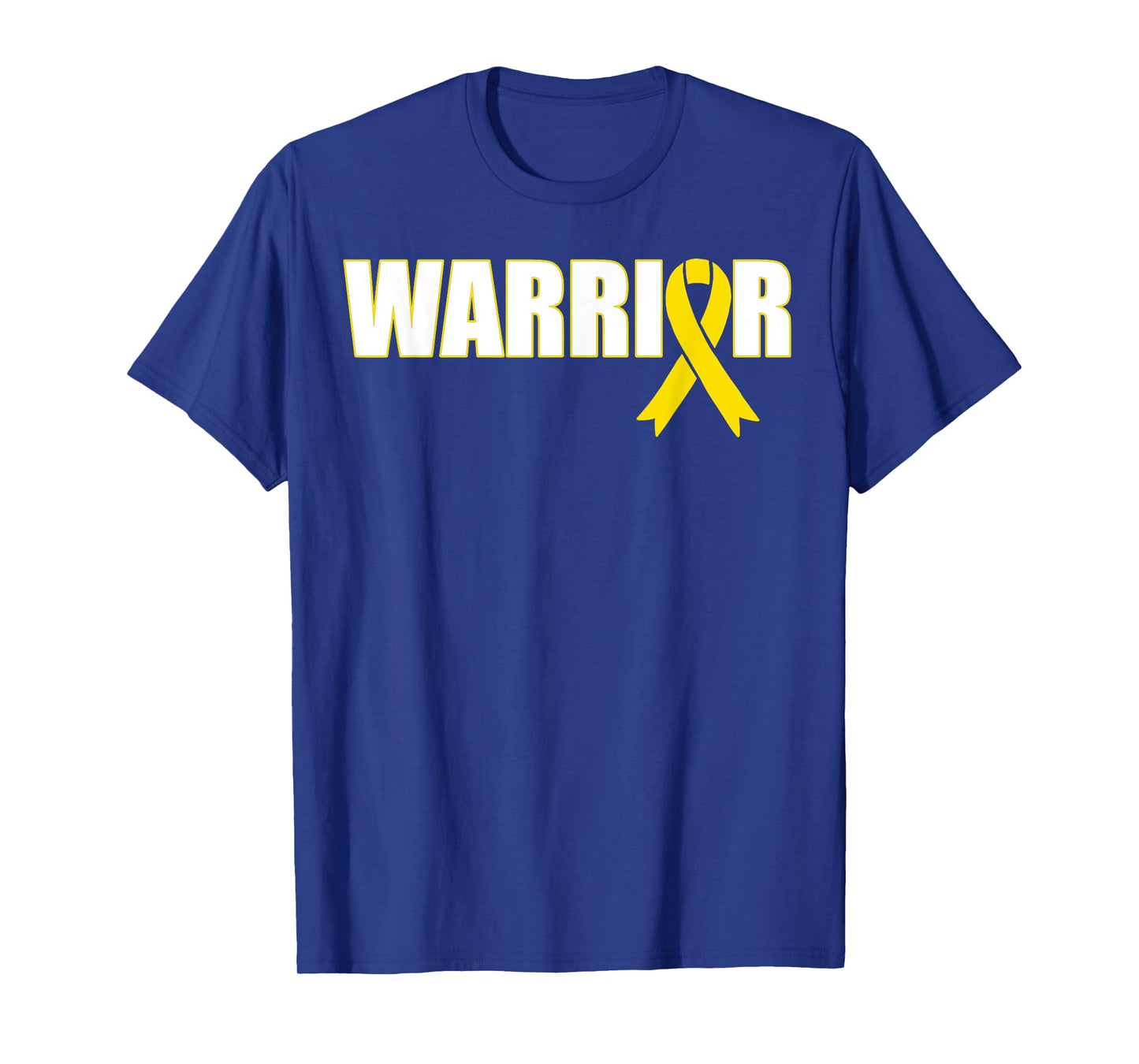 Bone Cancer Warrior T-Shirt - Sarcoma Yellow Ribbon Shirt T-Shirt