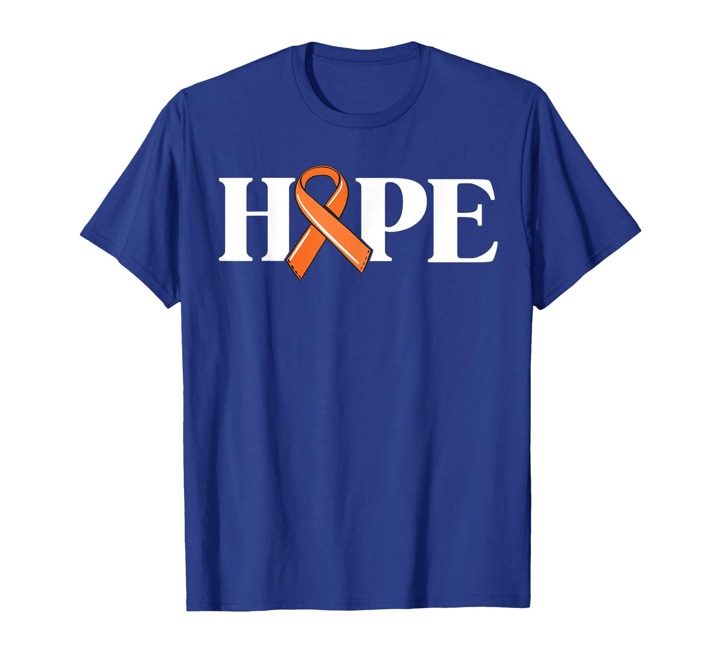 Leukemia Cancer Awareness Items Cancer Hope Orange Ribbon T-Shirt