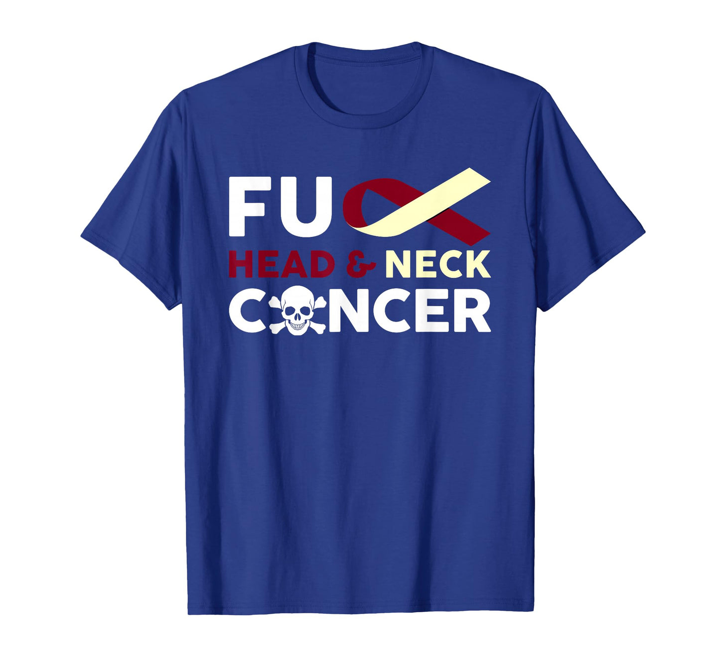Fuck Head And Neck Cancer T Shirt Fighting Cancer Together T-Shirt