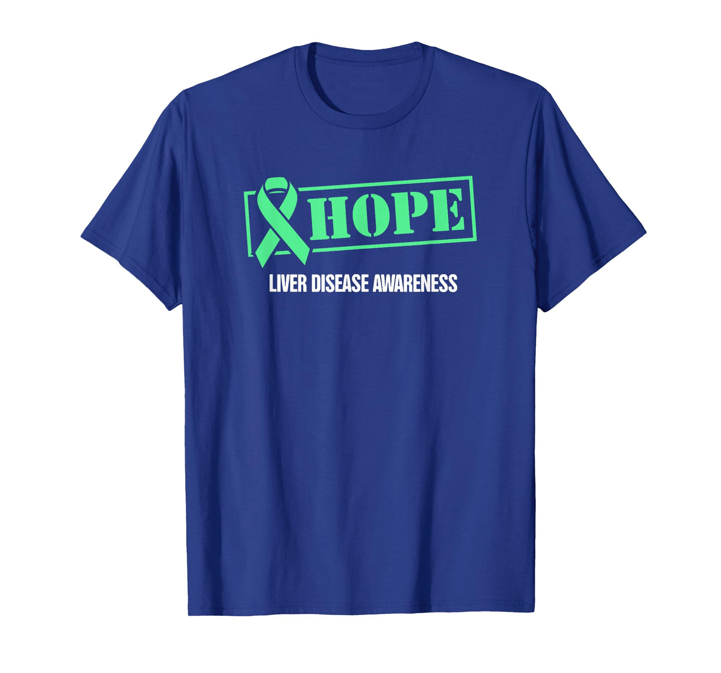 Hope - Green Ribbon Liver Disease Awareness T-Shirt T-Shirt