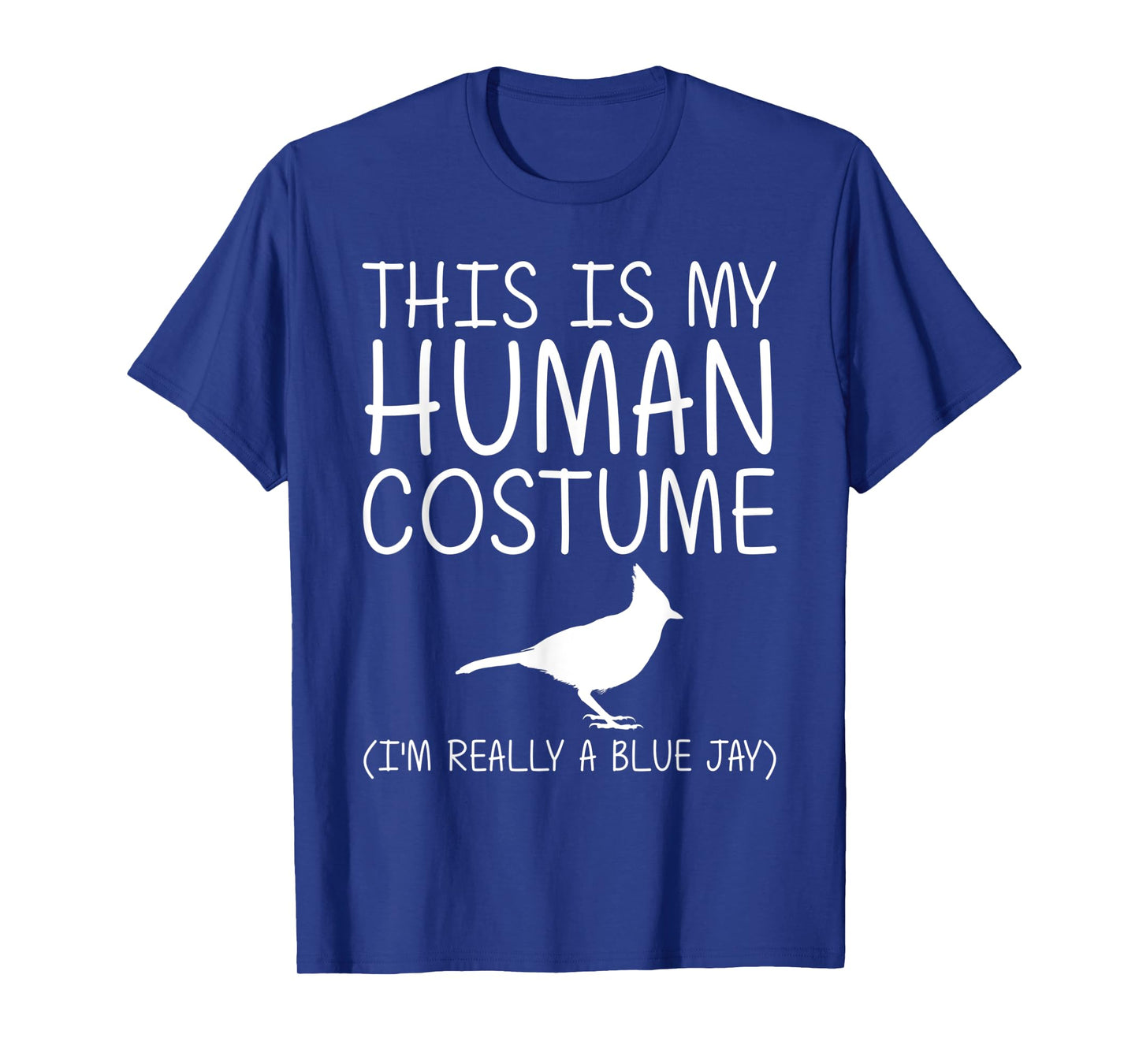 Blue Jay Easy Halloween Human Costume Bird Animal DIY Gift T-Shirt