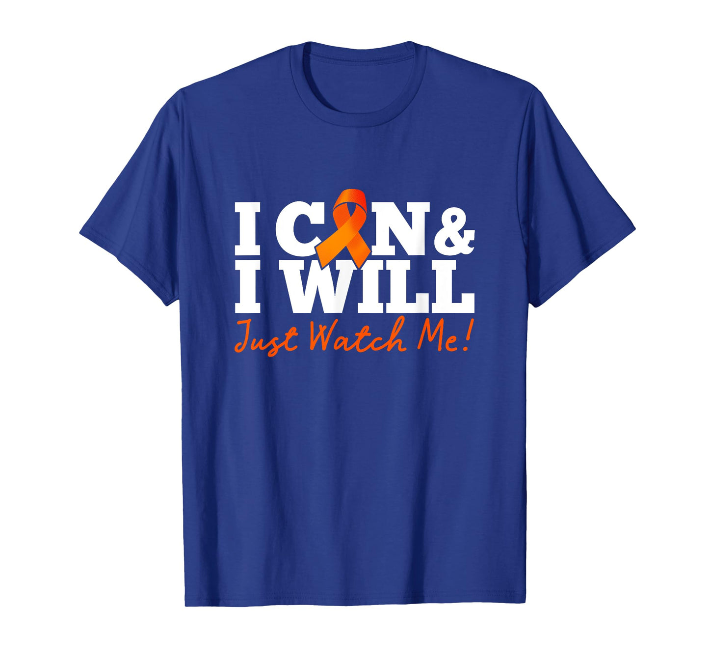 I Can & I Will Beat Leukemia Cancer Warrior Just Watch Me T-Shirt