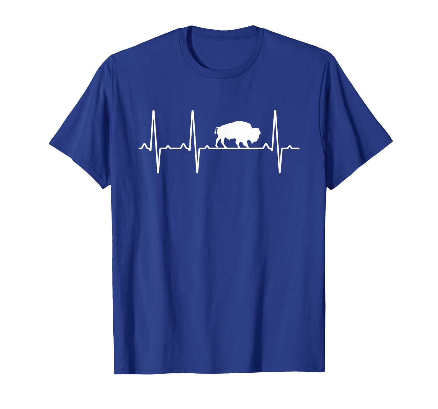 Buffalo Heartbeat Gift For Men Women Tamaraw Bison Lover T-Shirt
