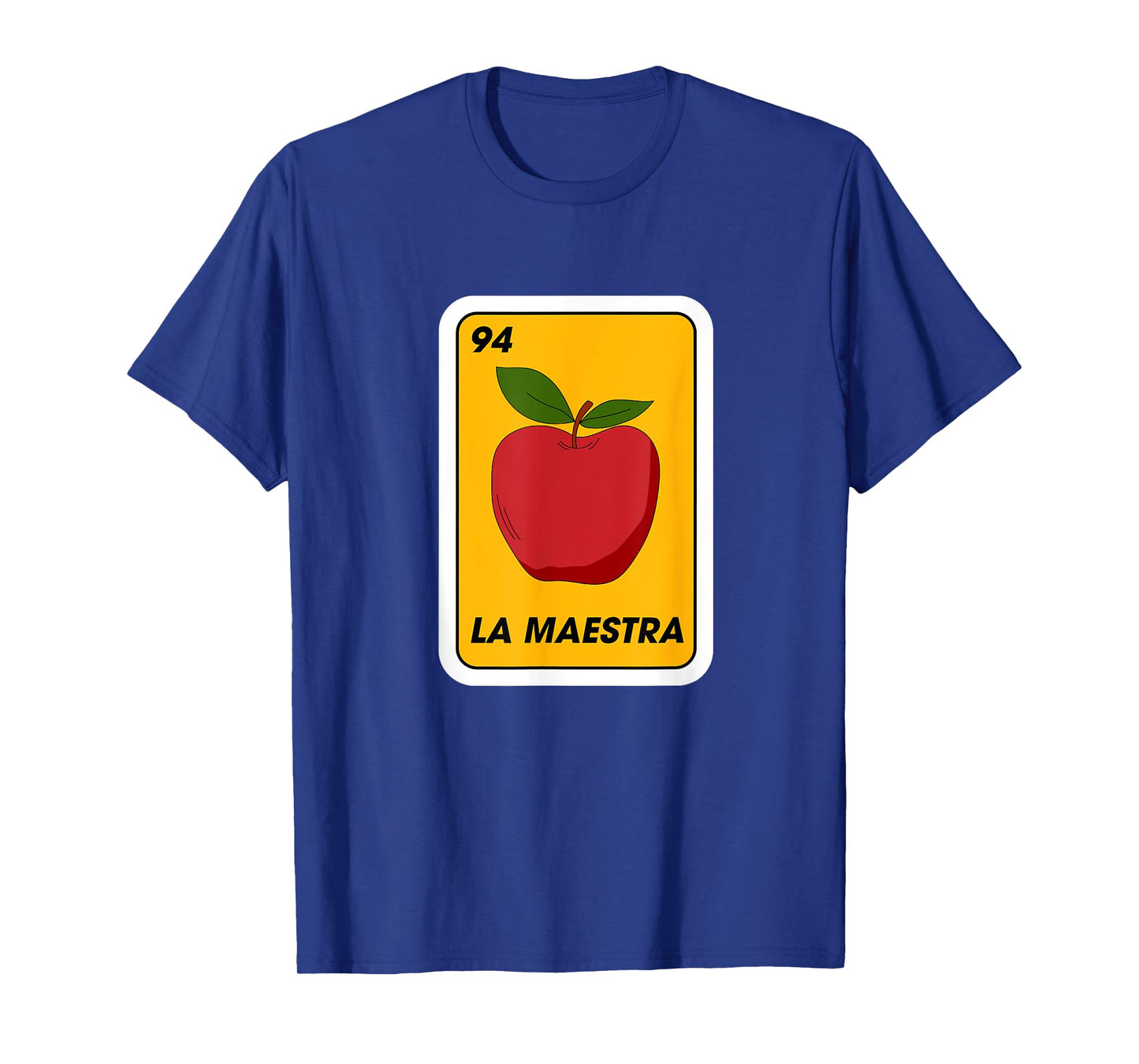 La Maestra Mexican Bingo Card Teacher Appreciation T-Shirt