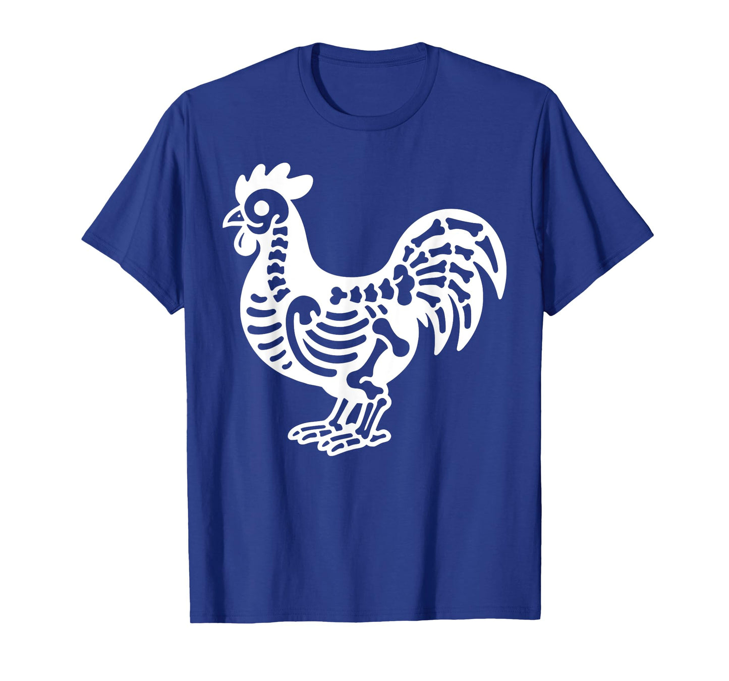 Funny Rooster Skeleton Bones Halloween XRay Tech Radiologist T-Shirt