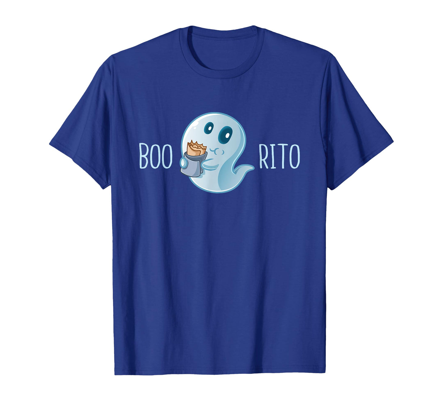 Boo-Rito Ghost Mexico Taco Burrito Ghost Halloween Costume T-Shirt