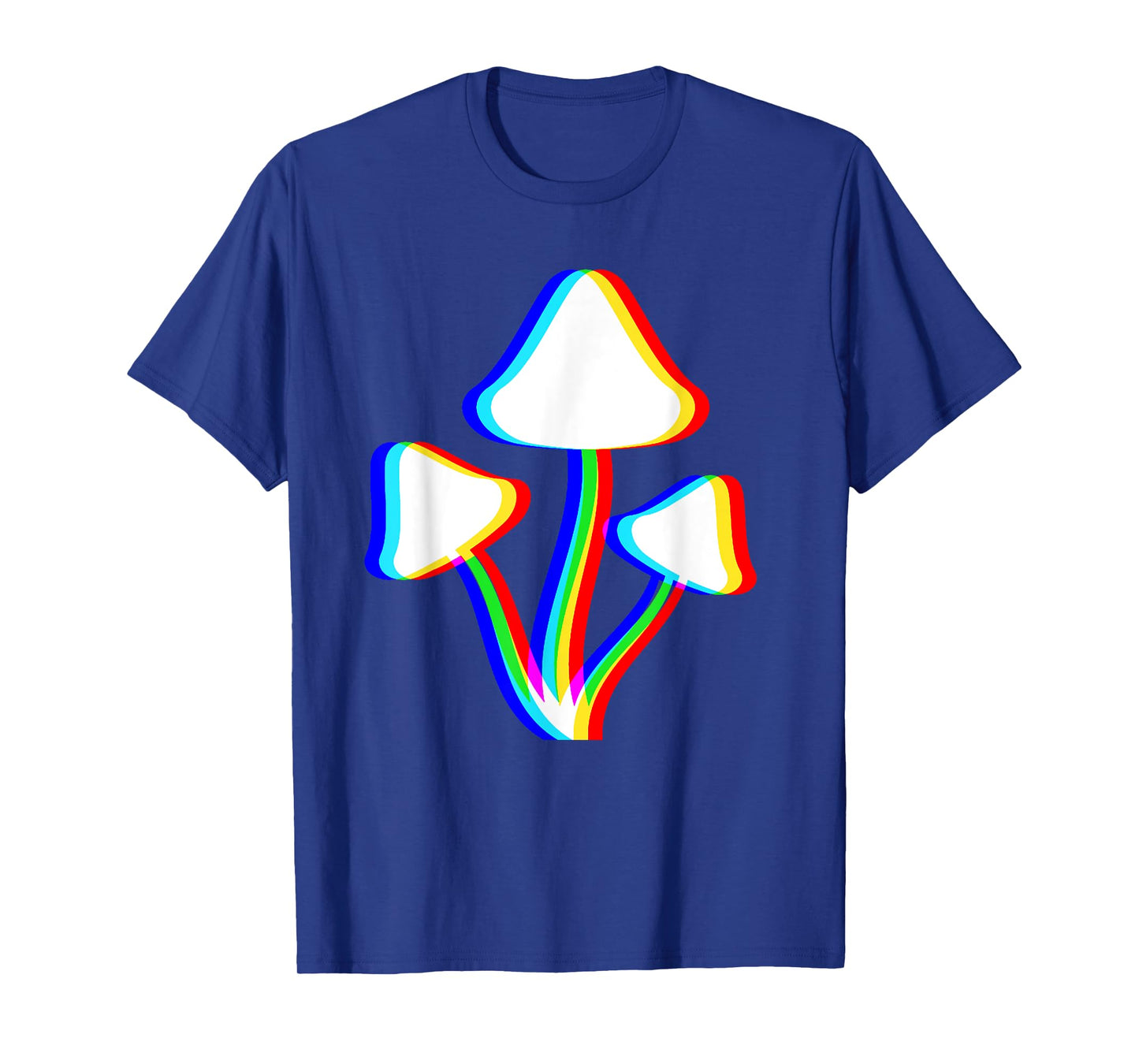Mushroom Psychedelic EDM Trippy Vaporwave Techno Rave T-Shirt