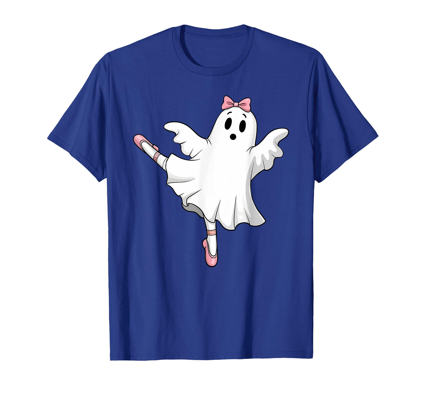 Ghost Ballet Dancer Halloween Costume Boo Ghost Dancing T-Shirt