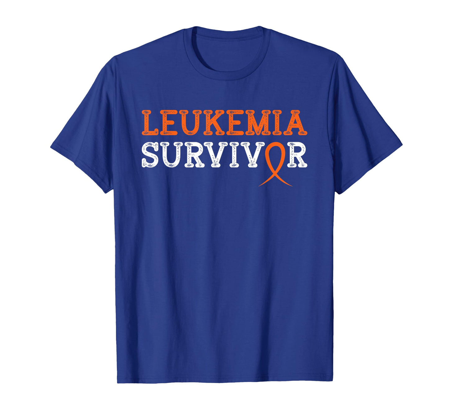Support Chemotherapy Fighter Warrior Fight Gift Leukemia Survivor Orange Ribbon Blood Cancer Awareness Hope T-Shirt