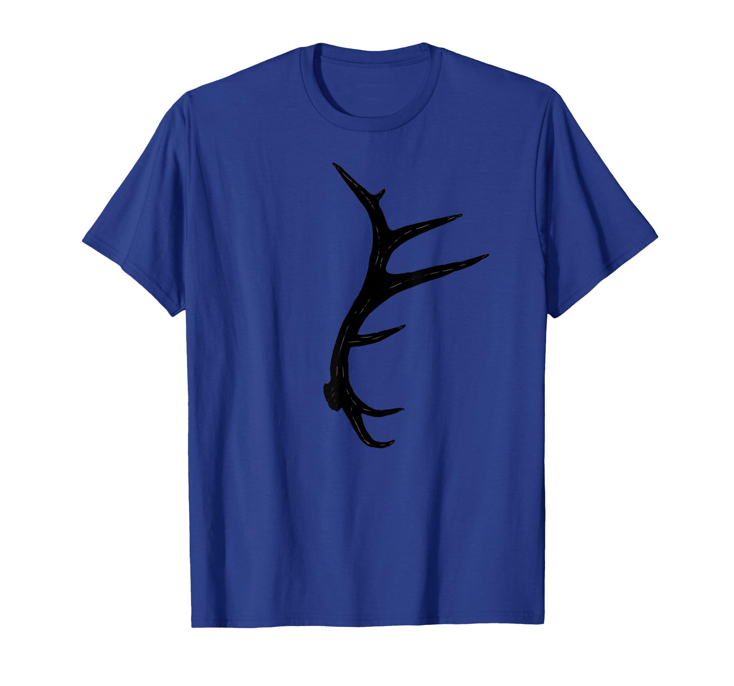 Classic Elk Antler T-shirt. Elk Horn Hunter Tee for Men T-Shirt