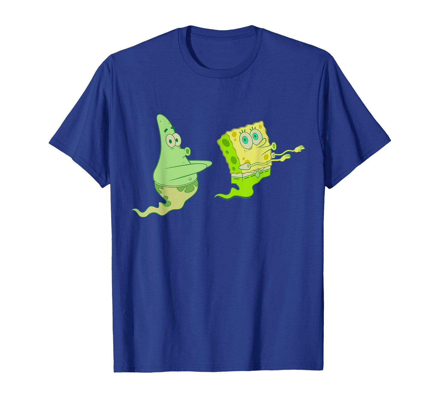 SpongeBob SquarePants Halloween Patrick Star Green Ghost T-Shirt