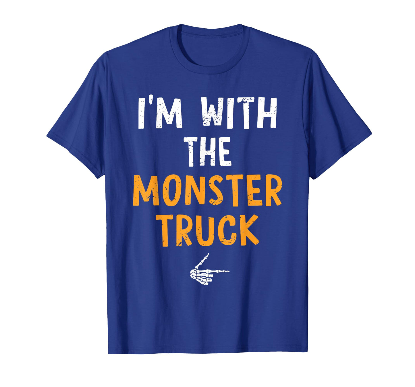 I'm with The Monster Truck Costume Halloween Matching Couple T-Shirt