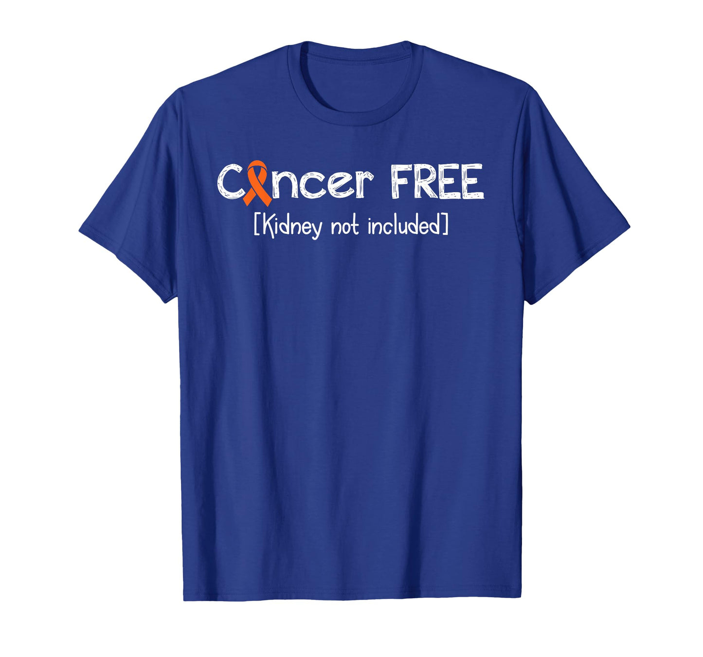Kidney Cancer Free- Kidney Cancer Awareness Support Ribbon T-Shirt
