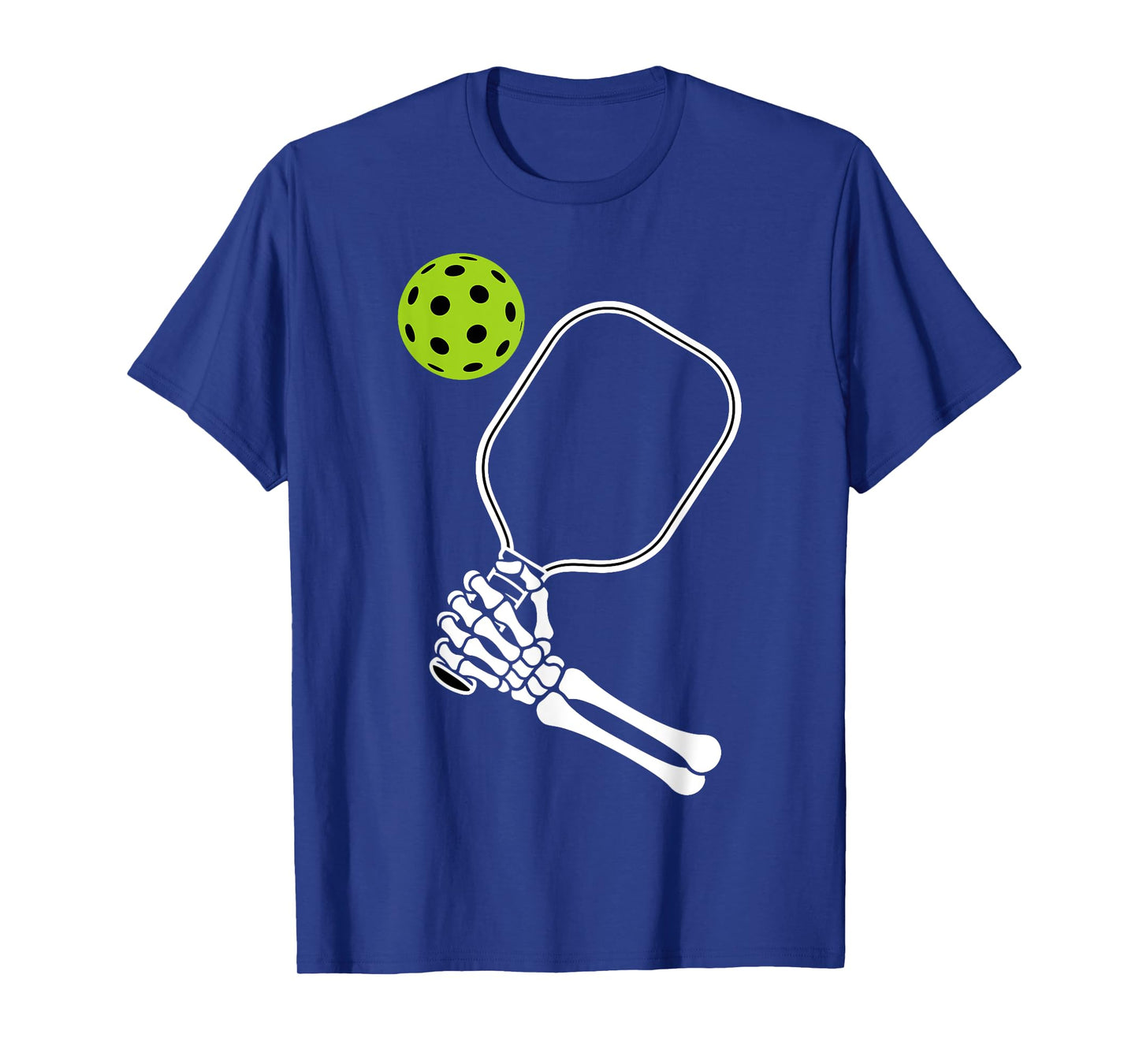 Skeleton Hand Pickleball Paddle Spooky Funny Halloween T-Shirt