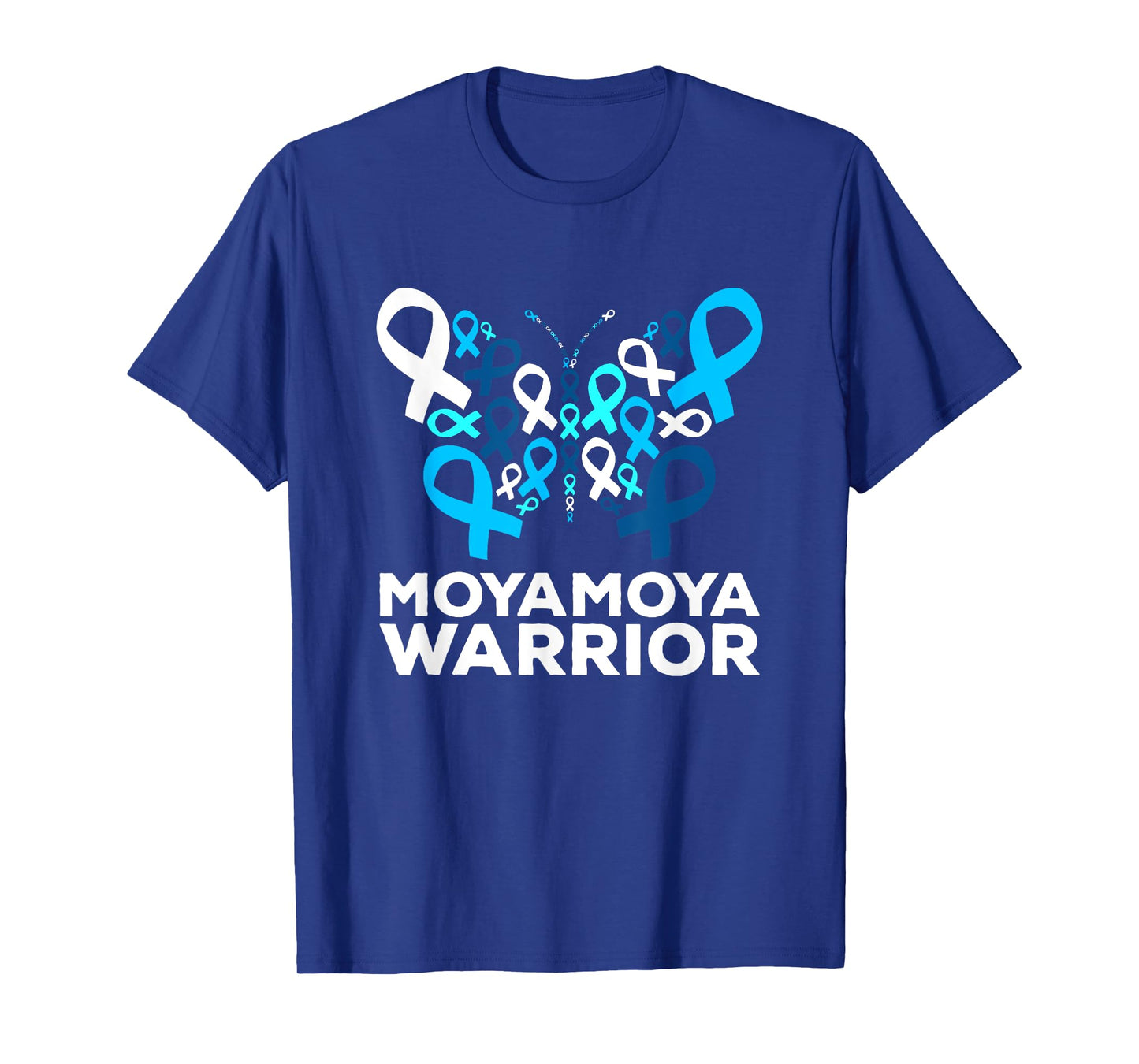 Moyamoya Disease Awareness Butterfly Support Ribbon T-Shirt