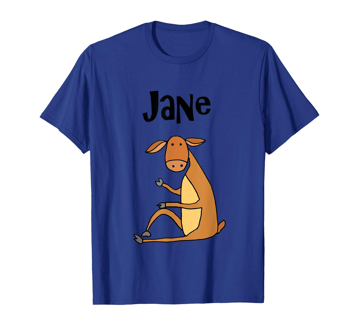 Smilealottees Funny Jane Doe Dear Pun Cartoon T-Shirt
