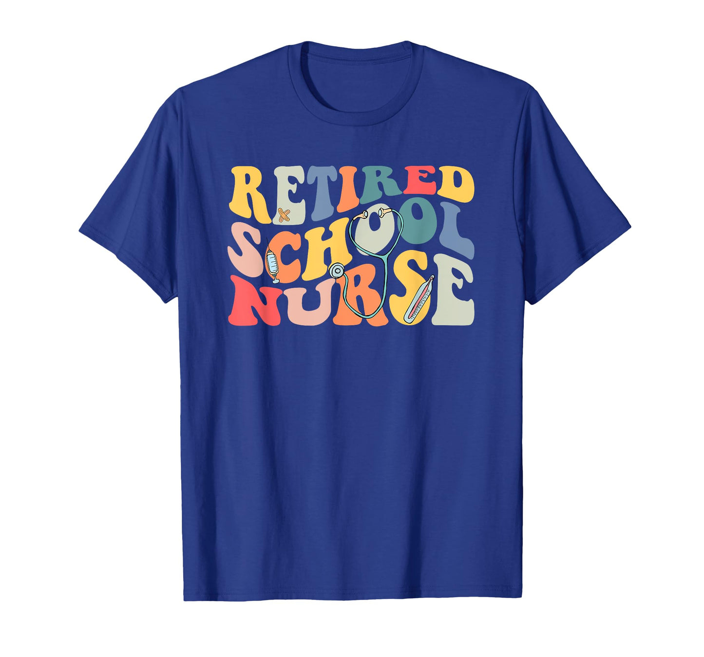 Retro Vintage Retired School Nurse Retirement Party T-Shirt