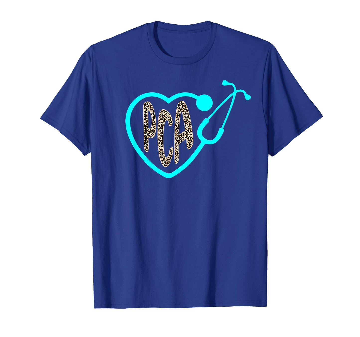 PCA Patient Care Assistant Heart Leopard Nurse Week 2023 T-Shirt