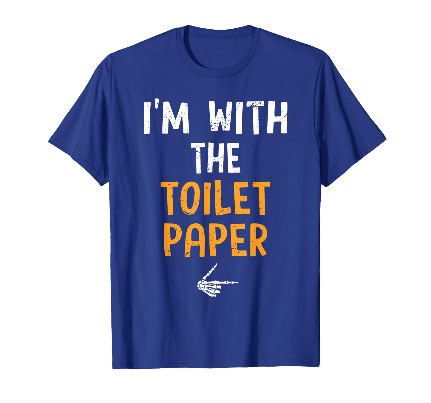 I'm with The Toilet Paper Costume Halloween Matching Couple T-Shirt