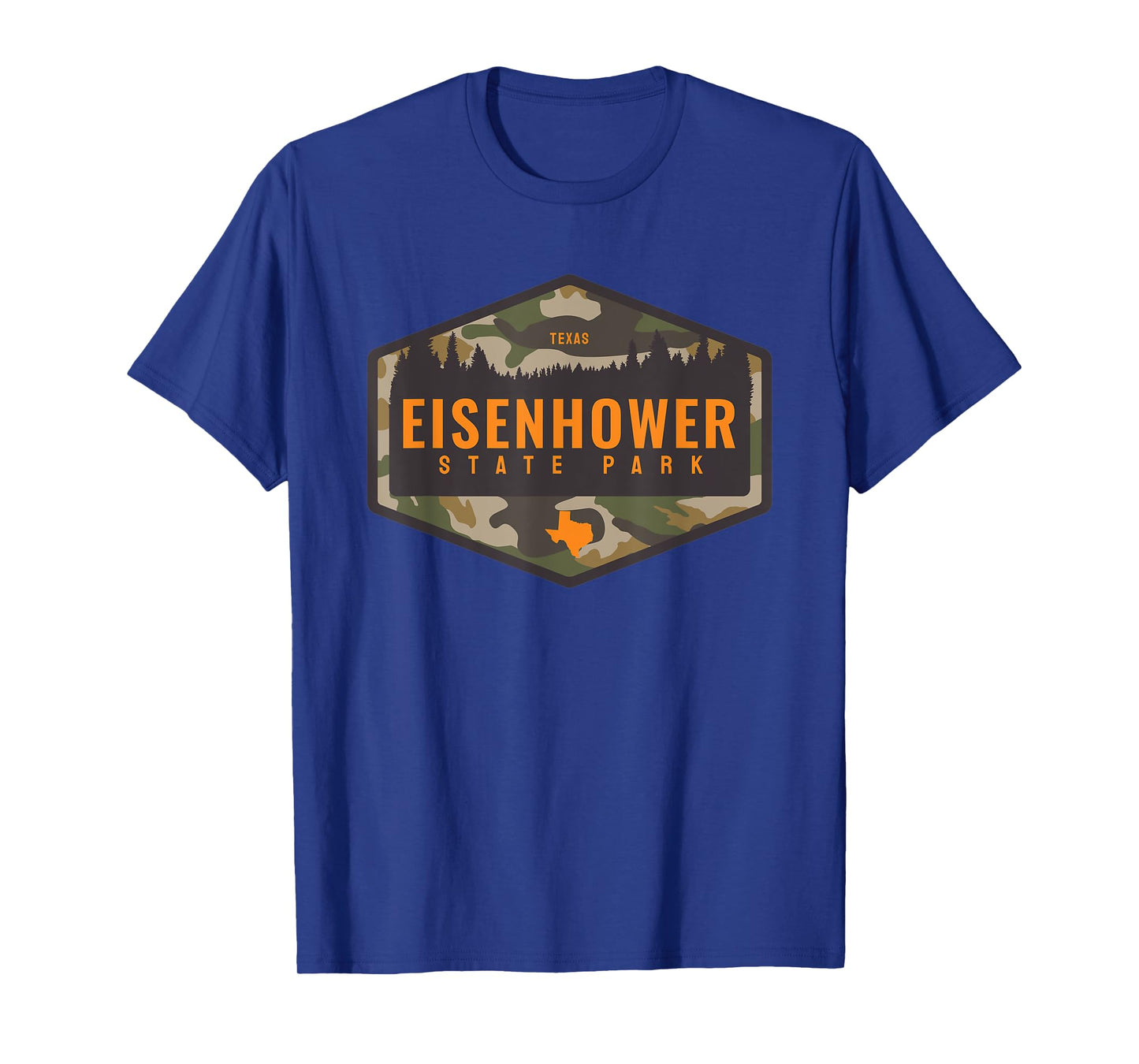 Eisenhower State Park Texas TX Camouflage Souvenir T-Shirt
