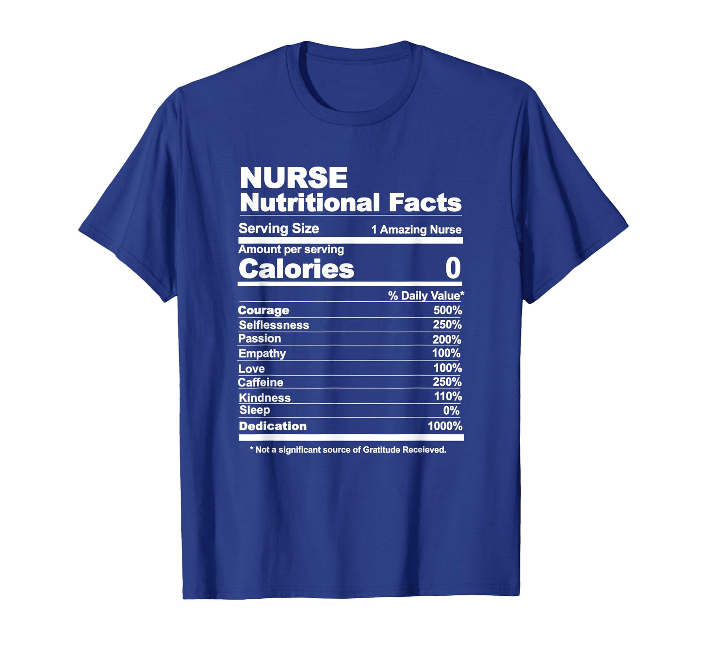 Nurse nutritional facts T-Shirt