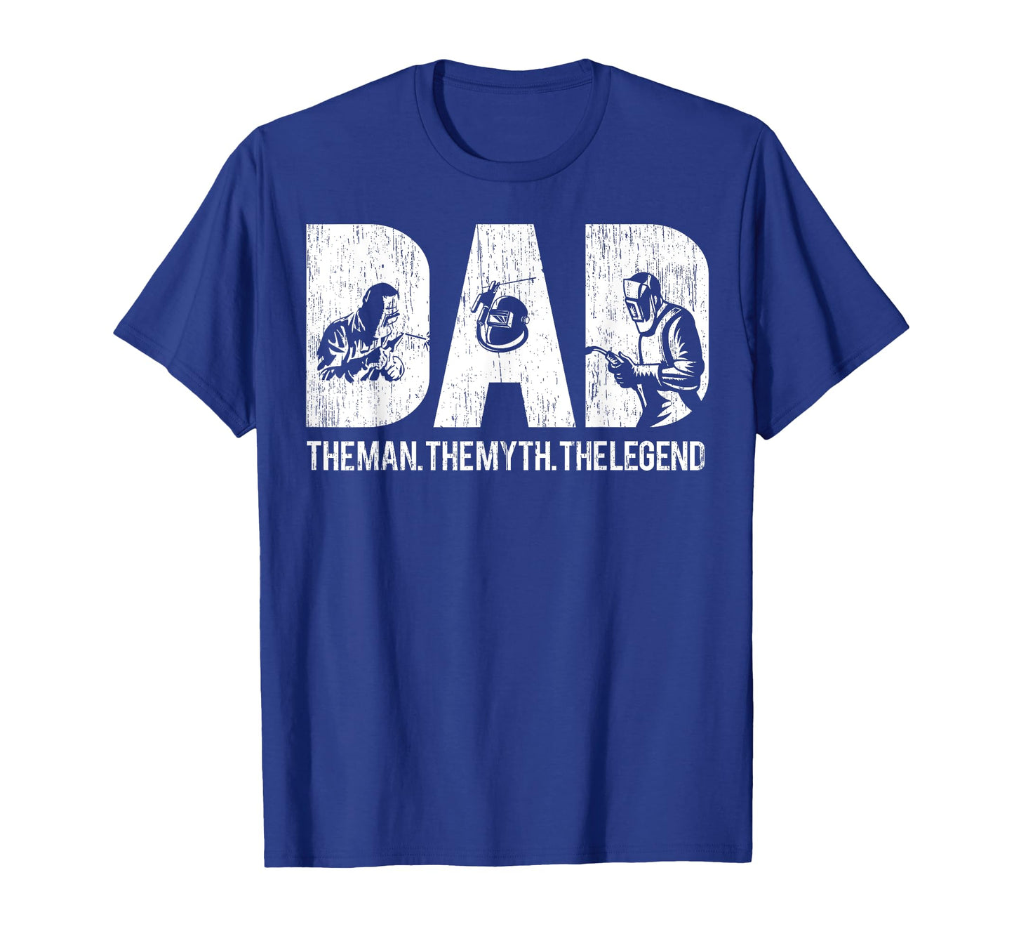 Welder Funny Welding Dad Man Myth Legend Father Welding T-Shirt