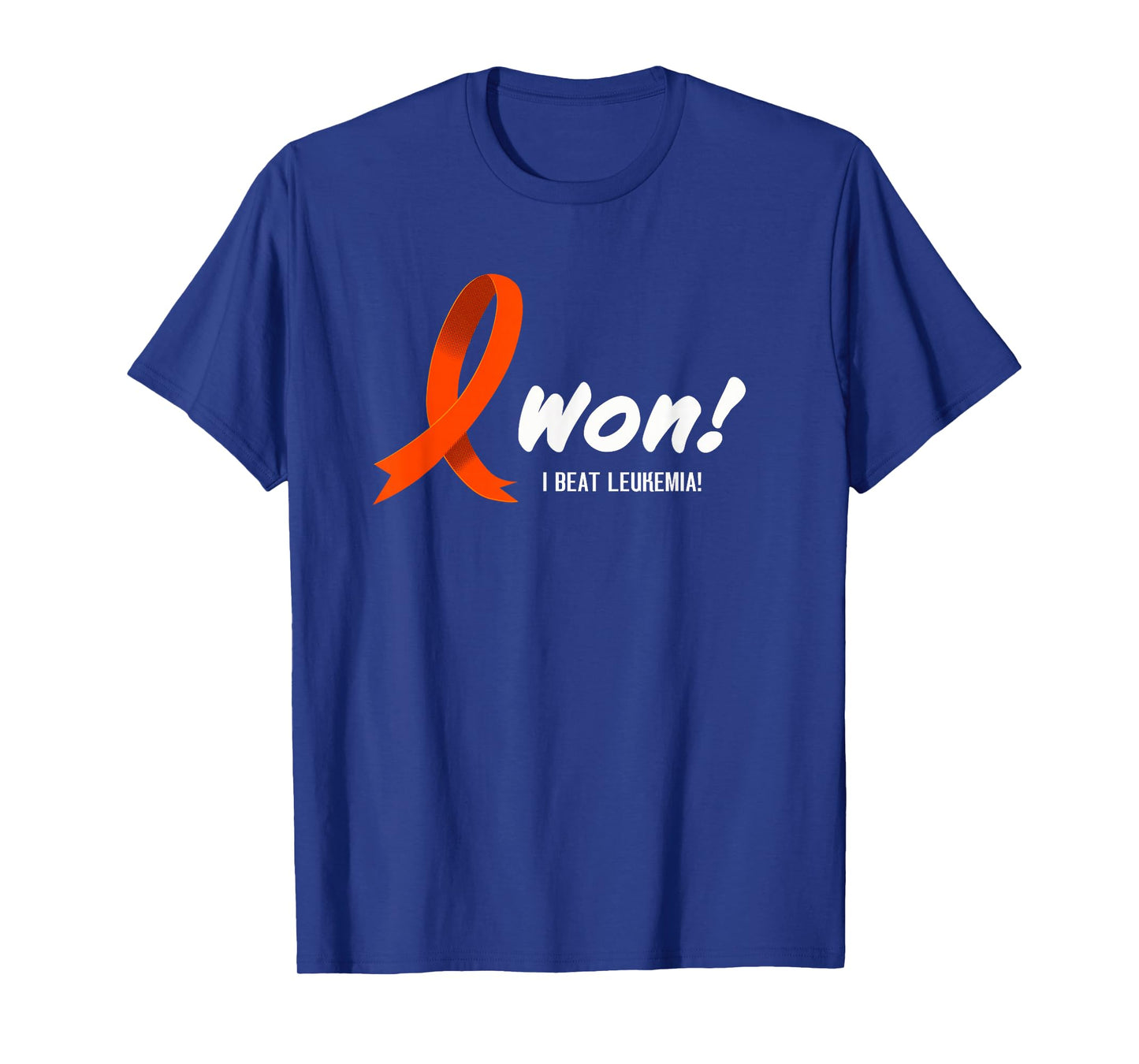 I Beat LEUKEMIA Shirt, I Won! Orange Ribbon For Survivors T-Shirt