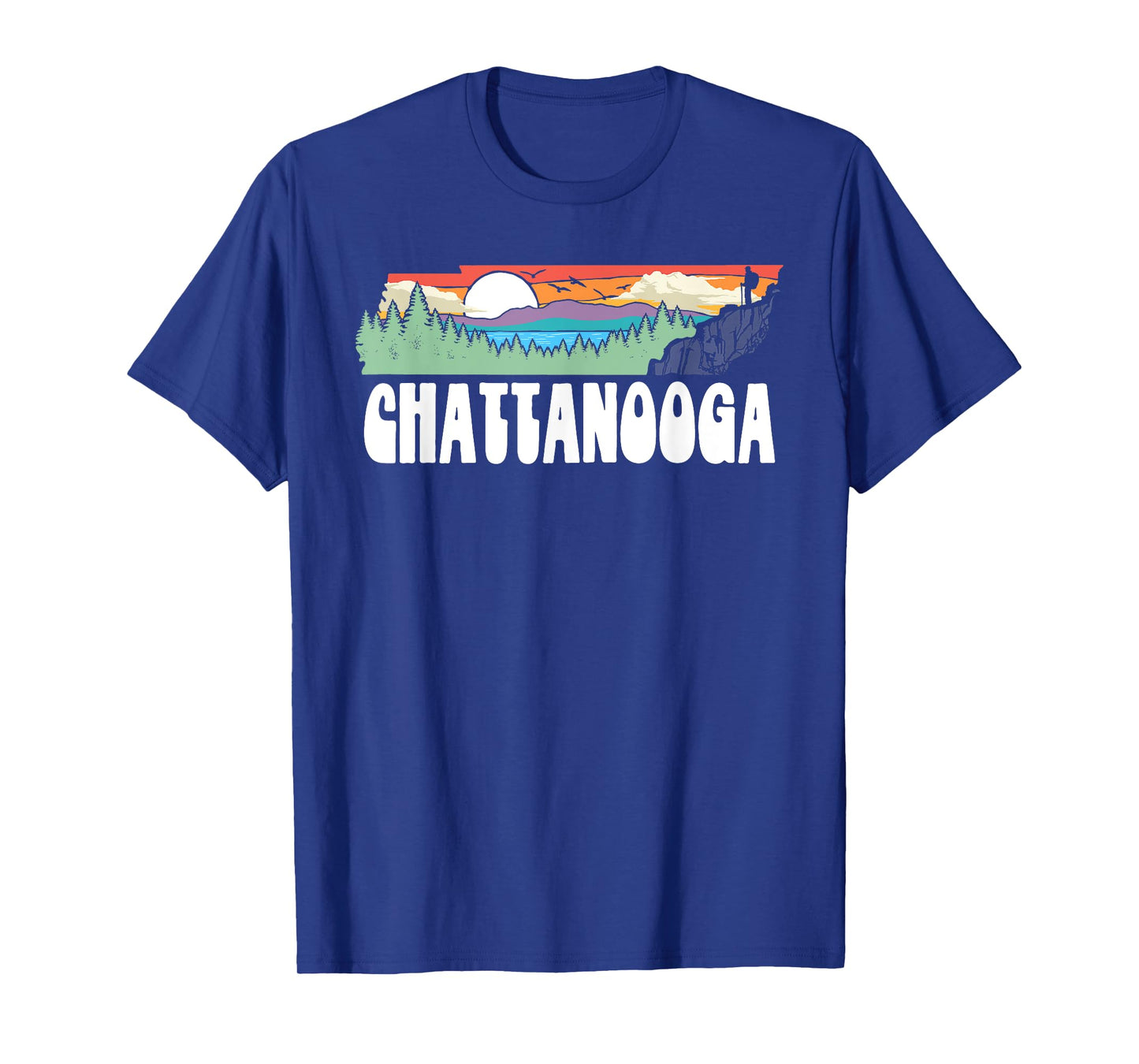 Chattanooga Tennessee Outdoor Adventure and Nature Hiking T-Shirt